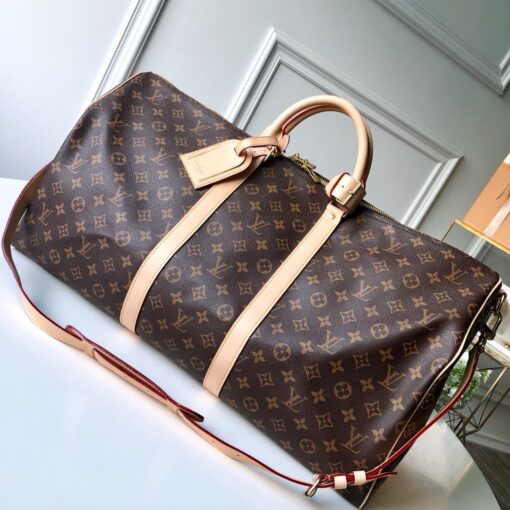 LV Keepall Bandoulière 45-55 Logo