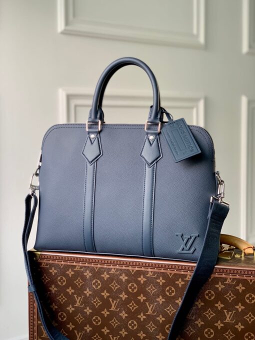 LV Takeoff Briefcase Navy Blue