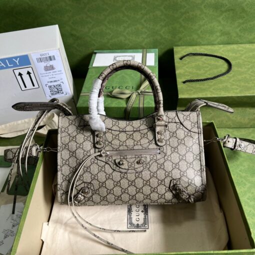 Gucci x Balenciaga HandBag Beige 681690