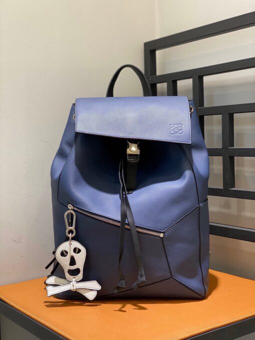 Loewe Puzzle Backpack Navy Blue