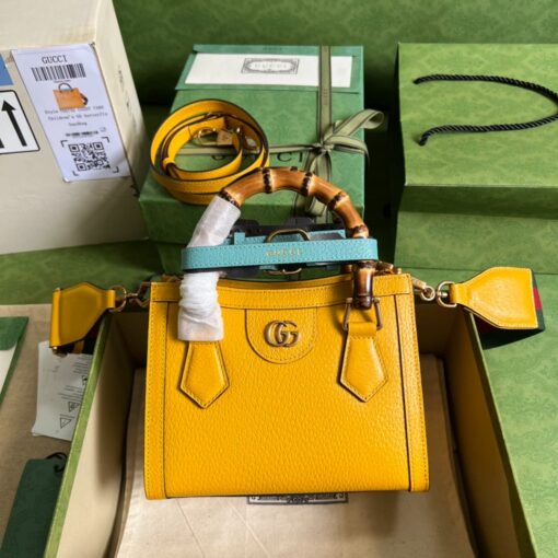 Gucci HandBag Yellow 702732