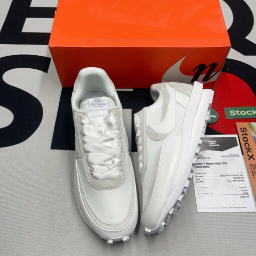 Nike sacai x LDWaffle White Nylon