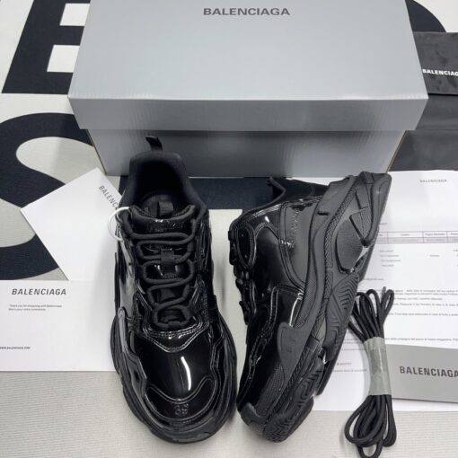 Balenciaga Triple S Patent Black