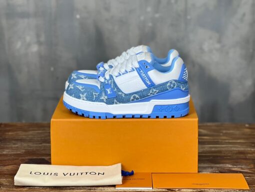 LV Trainer Maxi Denim Blue