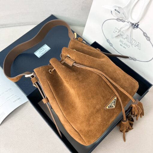 Prada Suede Bag With Belt