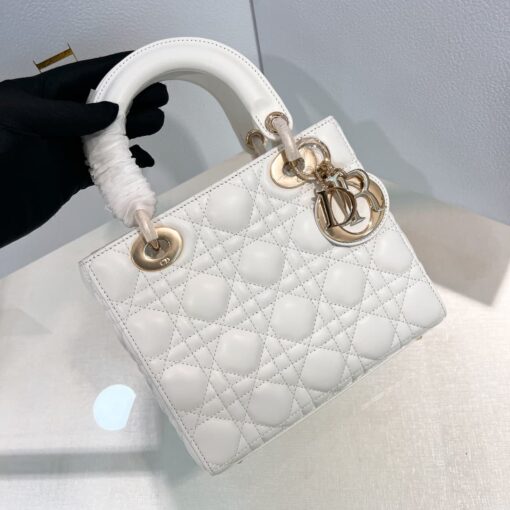 Dior Small Lady Bag White