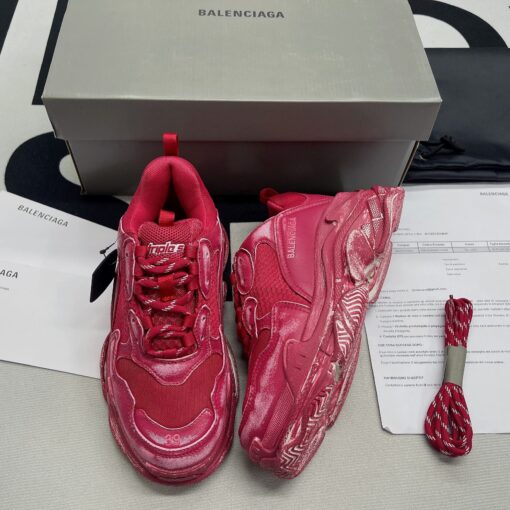 Balenciaga Triple S Faded Red