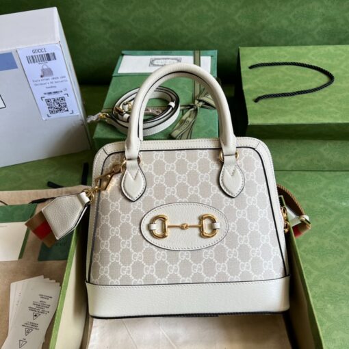 Gucci HandBag White 677367