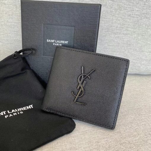 Saint Laurent West Wallet Black