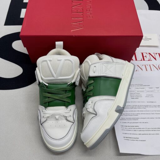 Valentino Open Skate White Green