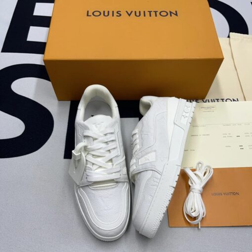 LV Trainer Sneaker White