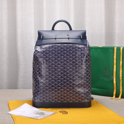 Goyard Steamer PM Bag Navy Blue