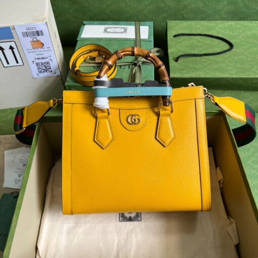 Gucci HandBag Yellow 702721