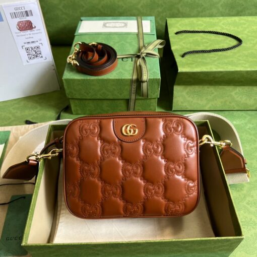 Gucci Shoulder Bag Brown 702234