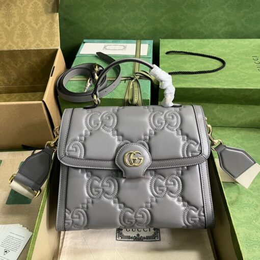 Gucci HandBag Grey 736877