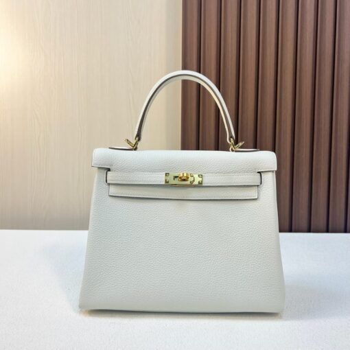 Hermes Kelly Togo 25,28,32 cm White