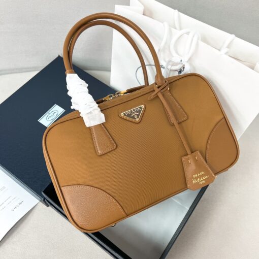 Prada Re-Edition1978 Re-Nylon Leather Brown