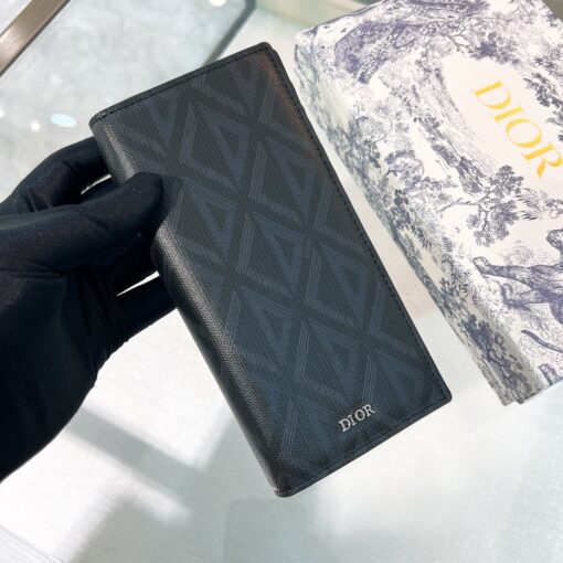 Dior Vertical Long Wallet Black