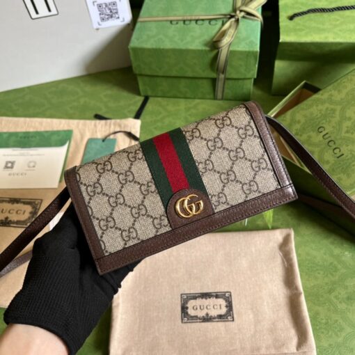 Gucci Wallet Brown 723619