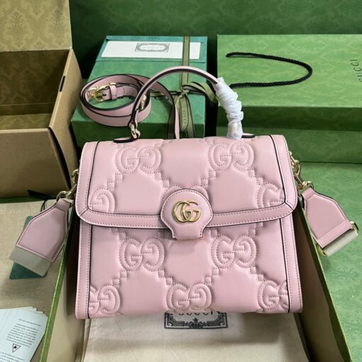 Gucci HandBag Pink 736877