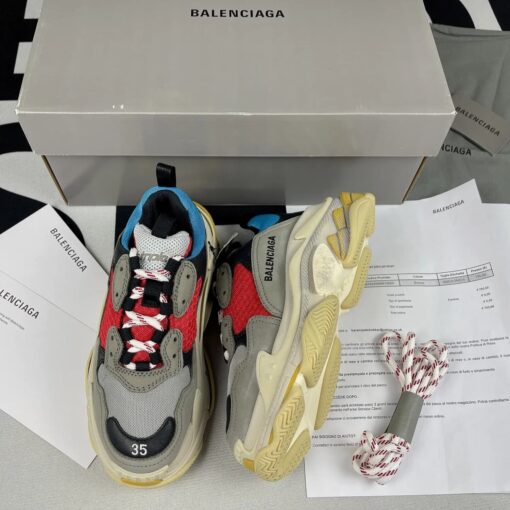 Balenciaga Triple S Sneaker Blue Red