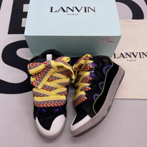 Lanvin Curb Black Purple