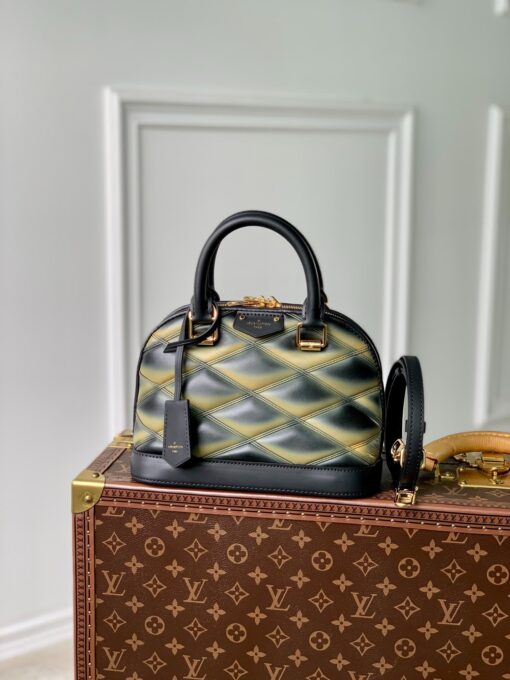 LV Alma BB Black Beige