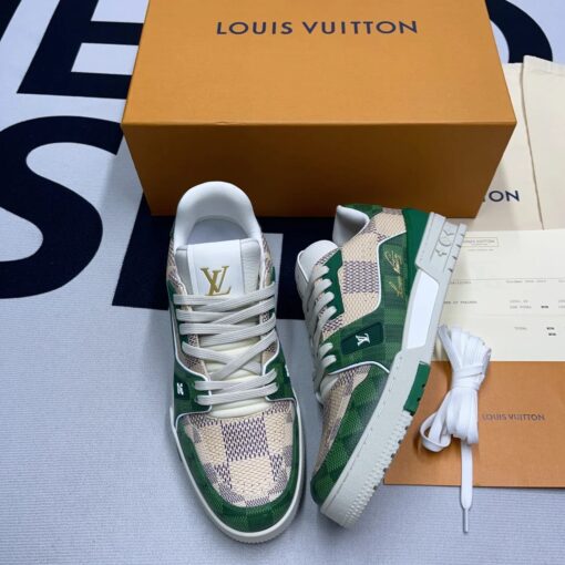 LV Trainer Damier Green