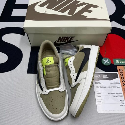 Travis Scott x Air Jordan 1 Low Golf Olive