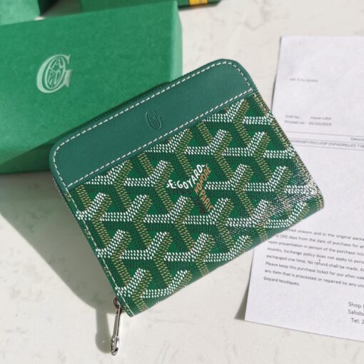 Goyard PM Wallet Green