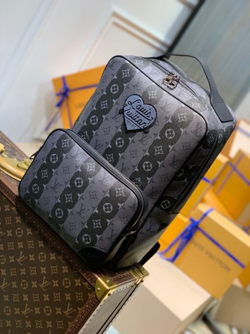 LV Modular Backpack Grey