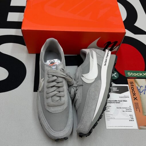 Nike LD Waffle sacai Fragment design Smoke Grey