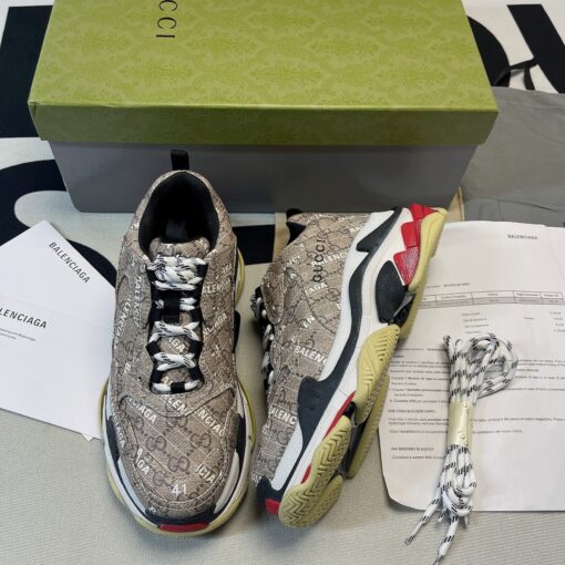 Balenciaga Triple S Grey x Gucci