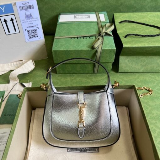 Gucci HandBag Silver 675799