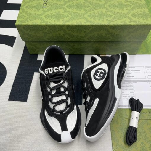 Gucci Run Sneaker Black White