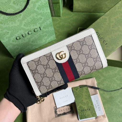 Gucci Wallet White 523154