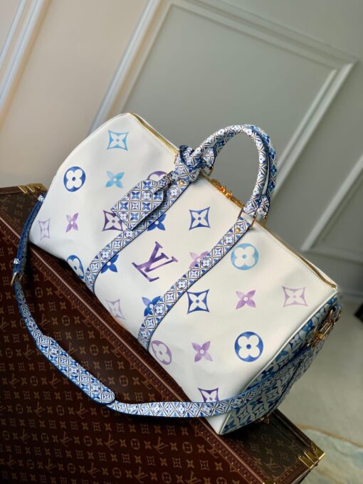 LV Keepall 45 Monogram Blue