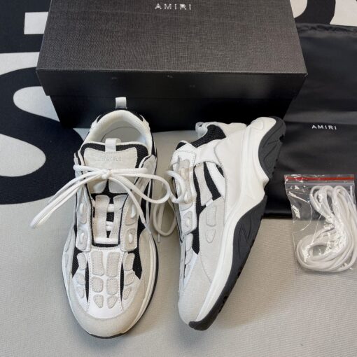 Amiri Bone Runner Black White