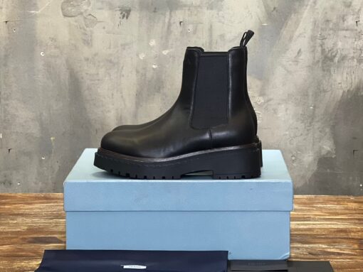 Prada Leather Chelsea boots