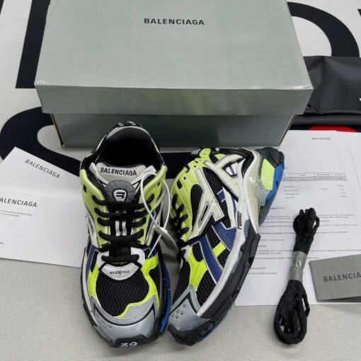 Balenciaga Runner Sneaker Grey Blue Green