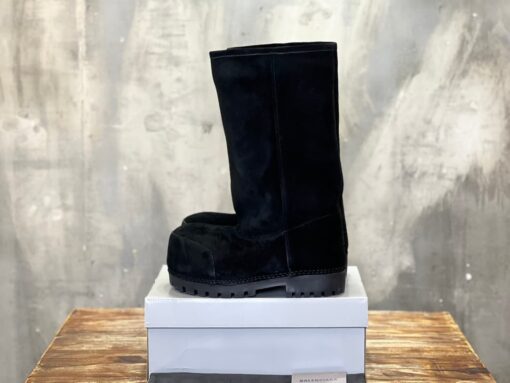 Balenciaga Alaska Fur High Boot