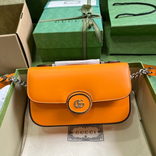 Gucci Shoulder Bag Orange 739722