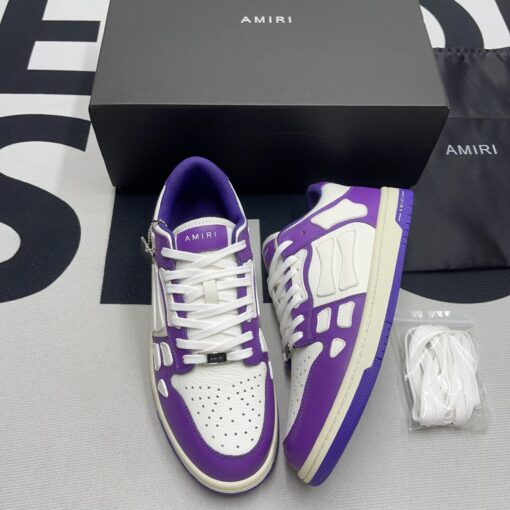 Amiri Skel Top Low Purple White