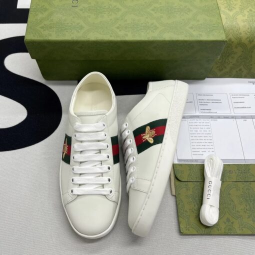 Gucci Ace Embroidered White