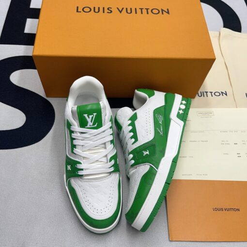 LV Trainer Mini Monogram Green