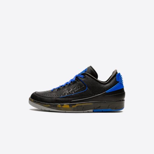 Air Jordan 2 Retro Low SP Black Blue Off-White