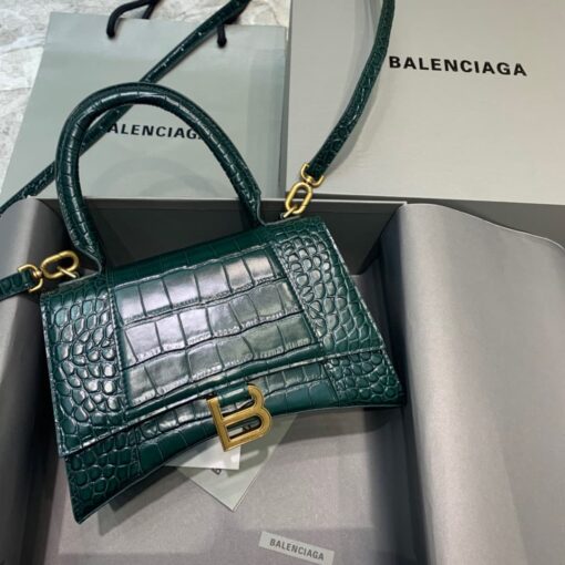 Balenciaga Small Handbag Crocodile Green