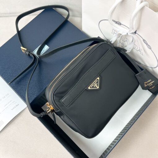 Prada Re-Edition mini shoulder bag Black