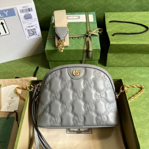 Gucci Shoulder Bag Grey 702229