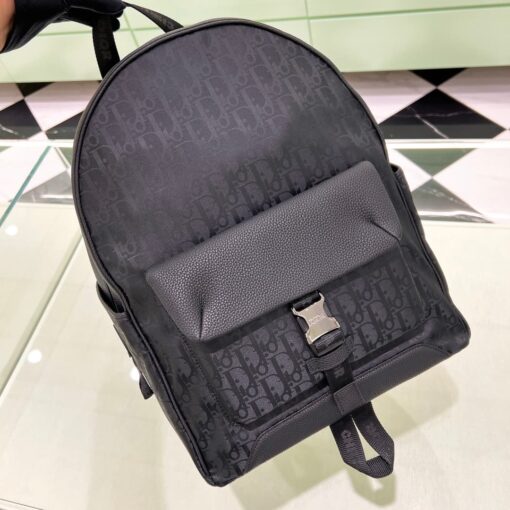 Dior Oblique Mirage Backpack Black